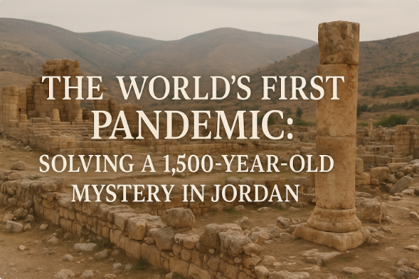 The World’s First Pandemic: Solving a 1,500-Year-Old Mystery in Jordan